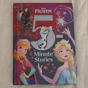 Disney Frozen Storybook with Purple and Blue Cover
